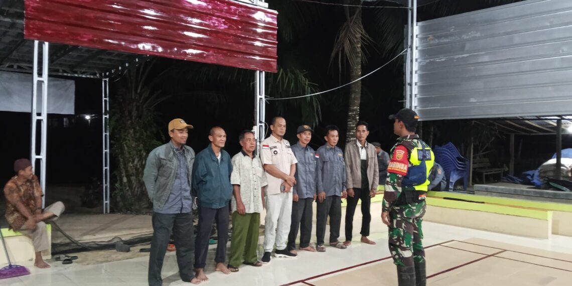 Patroli Pos Kamling, Koramil Jajaran Kodim Perkuat Keamanan Wilayah Bersama Warga