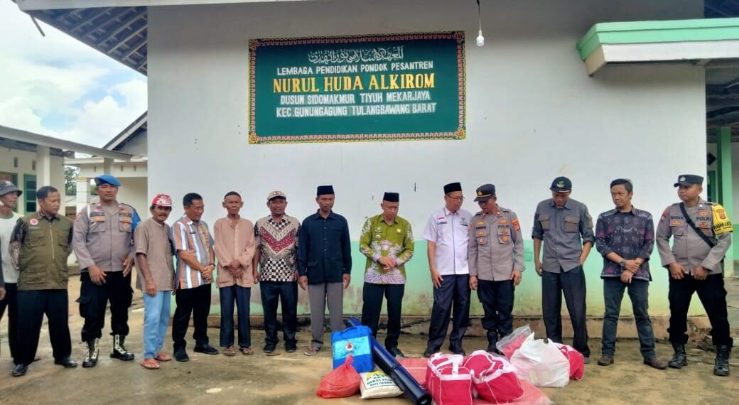 Pemda Tubaba Dan BAZNAS Gerak Cepat Gelontorkan Bantuan Korban Bencana Puting Beliung Di  Tiyuh Mekar Jaya, Kecamatan Gunung Agung