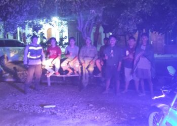 Tanggapi Situasi Dan Kondisi Desa Labuhan Permai Bhanbinkamtibmas Sambang Kontrol Cek Pos Sat Kamling Desa