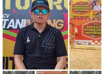CV TANIAGUNG Sponsori Bupati Cup Grasstrack And Motorcross Sirkuit Dalam Rangka Merayakan HUT Kabupaten Mesuji Ke-17