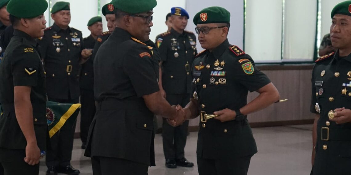 Danrem 044/Gapo Pimpin Sertijab Dandim 0402/OKI-OI