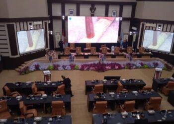 Semangat Membangun OKI Terus Berkobar di Paripurna HUT ke-80 DPRD OKI