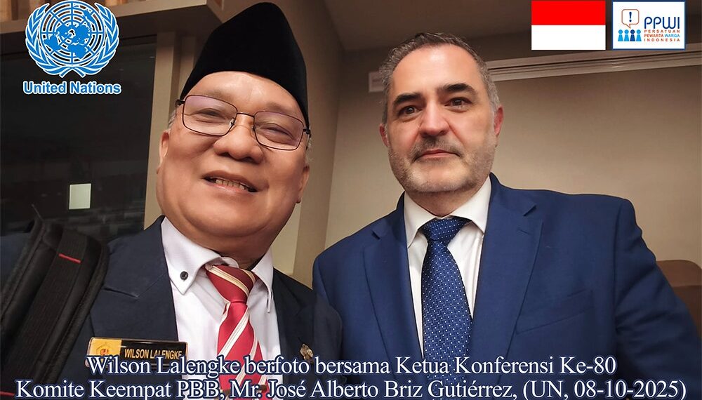 Ketua Konferensi Ke-80 Komite Keempat PBB Berikan Komentar atas Pidato Wilson Lalengke