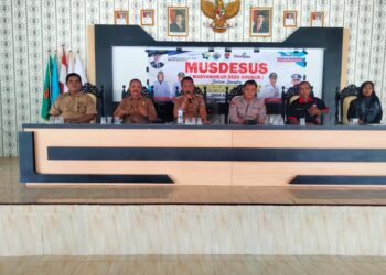 Camat Way Serdang Hadiri Musdesus Koperasi Merah Putih Secara Maraton