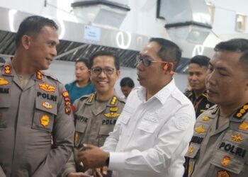 Bupati Tapanuli Utara Dampingi Wakapoldasu Launching Satuan Pelayanan Pemenuhan Gizi (SPPG) Polres Taput