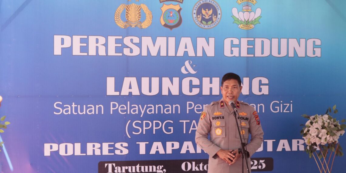 Wakapolda Sumut Brigjen Pol. Rony Samtana Launching SPPG Polres Taput, Kepala Rutan Tarutung Turut Hadir Dukung Sinergi Antar Instansi