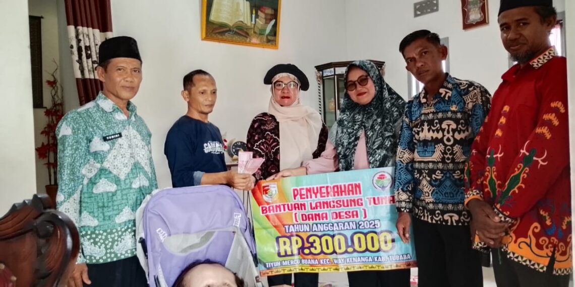 Pemerintah Tiyuh Mercu buana Kecamatan Way kenanga Realisasikan Dana Desa (DD) Tahun 2025