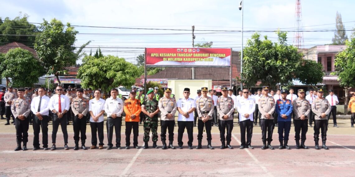 Polres Dairi Gelar Apel Bersama Kesiapan Tanggap Darurat Bencana Di Wilayah Kabupaten Dairi