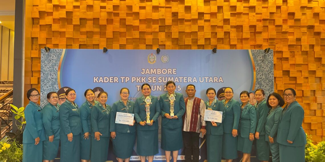 TP PKK Taput Raih Prestasi pada Lomba Hari Kesatuan Gerak PKK Tingkat Provinsi Sumatera Utara 2025