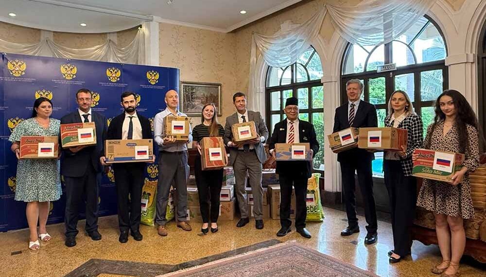 SPASIBO: Rusia Salurkan Bantuan Kemanusiaan untuk Korban Banjir Bandang Sumatera