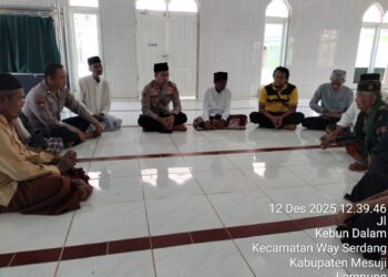Kapolsek Way Serdang  IPTU Dimas AFDTIYA R, SE, MM, Beserta Jajaran Adakan Giat Jumat Curhat