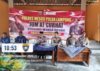 Polres Mesuji Polda Lampung, Jum’at Curhat Bersama Warga Mesuji