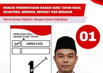 Kubu Tapan di Persimpangan: Warga Diminta Cermat Memilih Nakhoda Nagari dalam Pilwana 2025