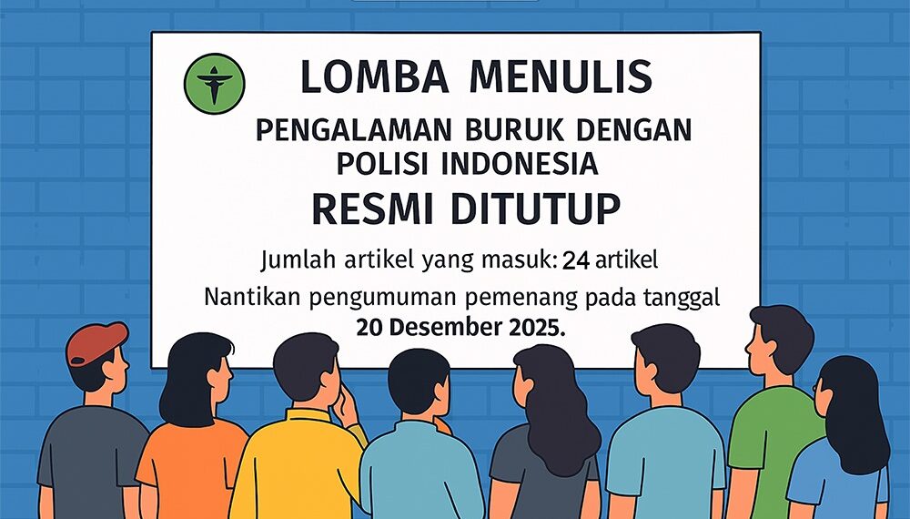 Lomba Menulis PPWI Bertema Pengalaman Buruk dengan Polisi Indonesia Resmi Ditutup