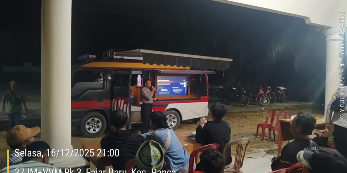 Sat Binmas Polres Mesuji Melakukan Inovasi dengan Mengadakan Kegiatan “Ngopi Kamtibmas”