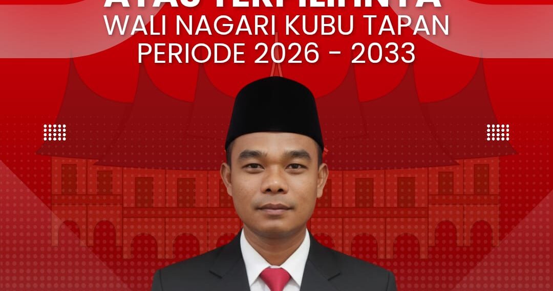 Amriadi Wali Nagari Terpilih KubuTapan Periode 2026-2033 Mengucapkan Terimakasih