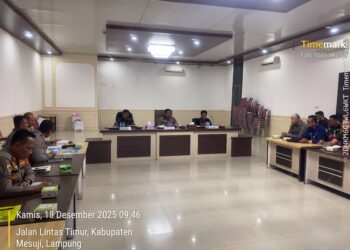 Polres Mesuji Melaksanakan Rakor Lintas Sektoral untuk Mempersiapkan Operasi Lalin 2025