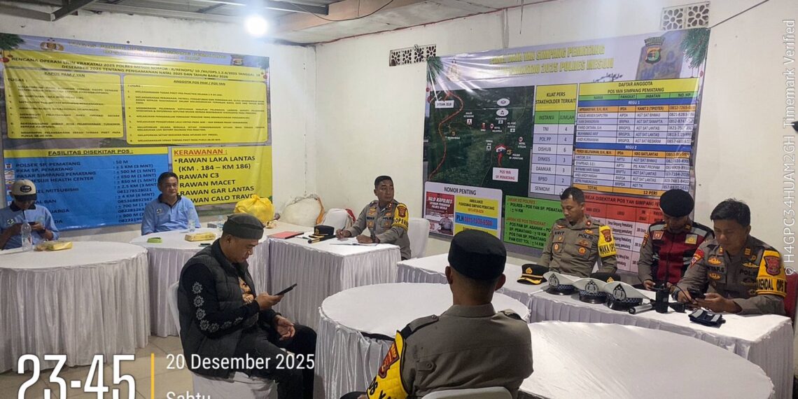 Kapolres Mesuji Pengecekan Ops Lalin Krakatau 2025, Memastikan Kesiapan Personil