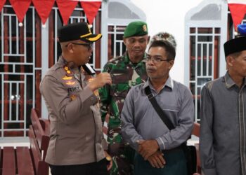 Kapolres Mukomuko Bersama Forkopimda Pastikan Keamanan Nataru, Cek Pos Pam dan Silaturahmi ke Gereja