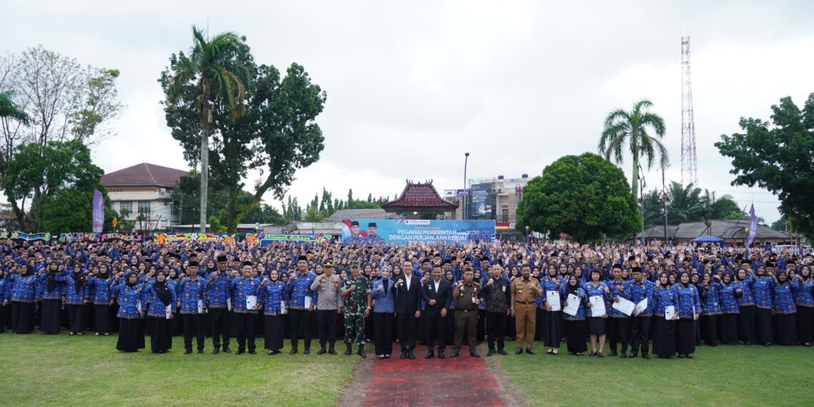 Pemkab OKI Beri Kepastian Status: 4.564 Honorer Diangkat Jadi PPPK Paruh Waktu