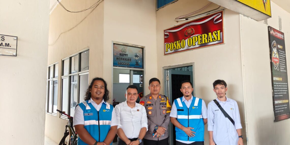 Polres Mesuji dan PLN Mesuji Koordinasi Pastikan Listrik Stabil Selama Nataru