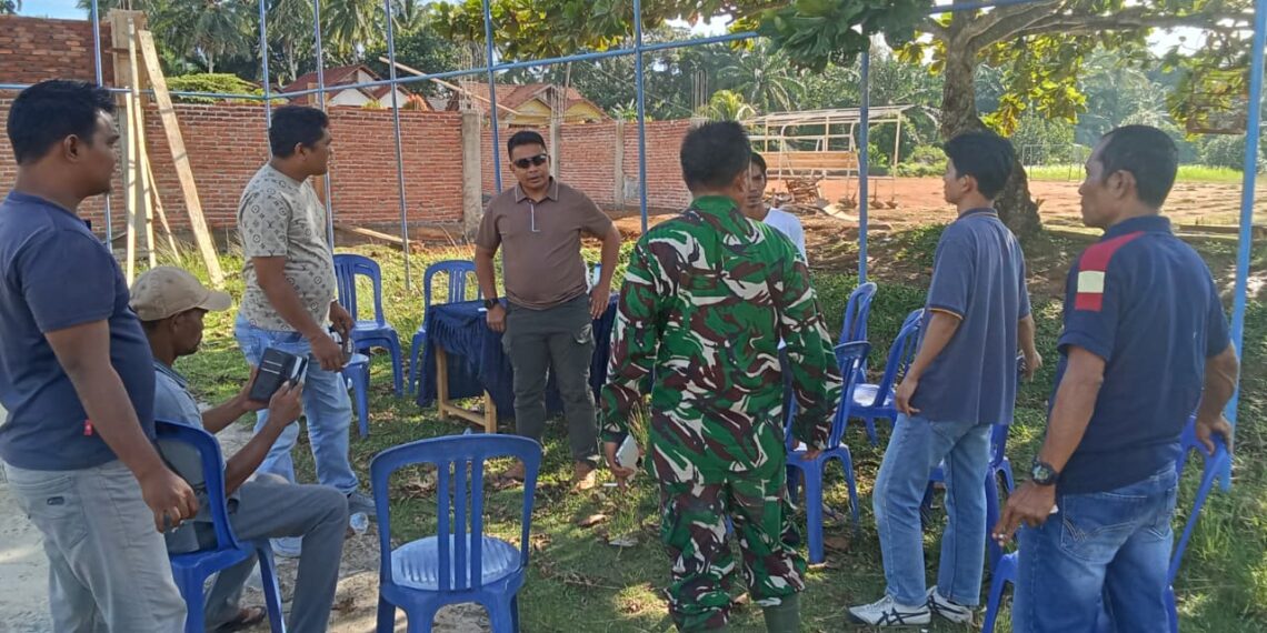 Kodim 0428/Mukomuko dukung Asta Cita Prabowo dengan Awasi Pembangunan Koperasi Desa Merah Putih (KDMP) di Mukomuko