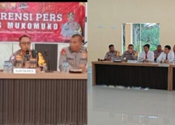 Polres Mukomuko Diakhir Tahun 2025 dengan Pres Relis, Sebutkan Situasi Kamtibmas Aman dan Kondusif