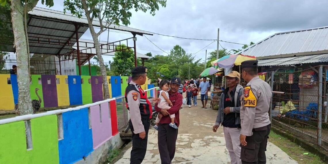 Polsek Tanjung Raya Kawal Keamanan di Objek Wisata Mesuji, Kunjungan Wisatawan Tetap Lancar