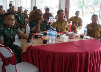 Dandim 0402/OKI-OI Dampingi Danrem 044/Gapo Vidcon Wakil Panglima TNI dan Tinjau Koperasi Merah Putih di OKI