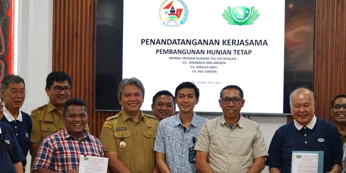 Bupati Tapanuli Utara Dukung Penuh Percepatan Pembangunan Hunian Tetap Pasca Bencana