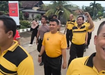 Rutinitas Giat Jum,at Sehat, Polsek Way Serdang Resort Mesuji
