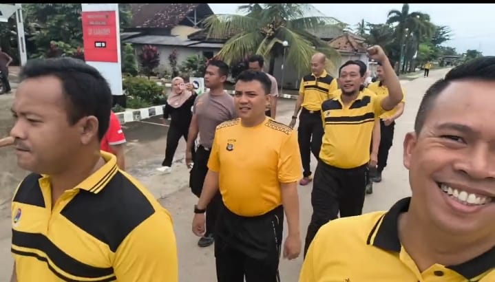 Rutinitas Giat Jum,at Sehat, Polsek Way Serdang Resort Mesuji