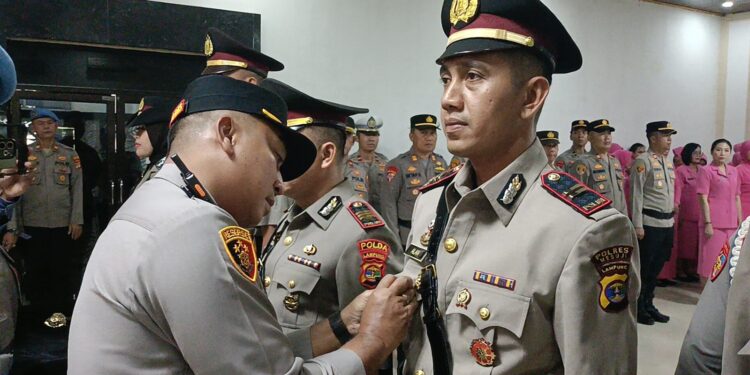Polres Mesuji Gelar Sertijab dan Pisah Sambut Kasat Lantas, Kasat Intel, dan Kasi Was