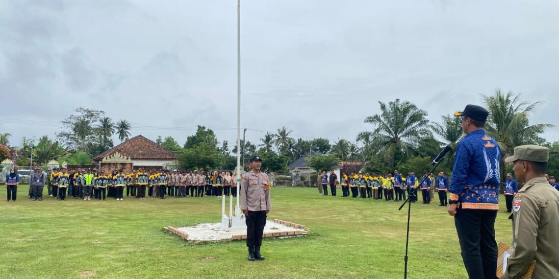 Pemerimtah Kecamatam Way Serdang Gelar Apel Hari Desa Nasional ke-12 Tahun 2026
